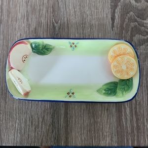 Bella Casa Ganz 3D Fruit vintage small plate